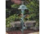 T3 Pewter Hex Path Light W/ Ivy