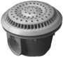8" 2" Socket Gry Vl Anti-Vortex Main Drain