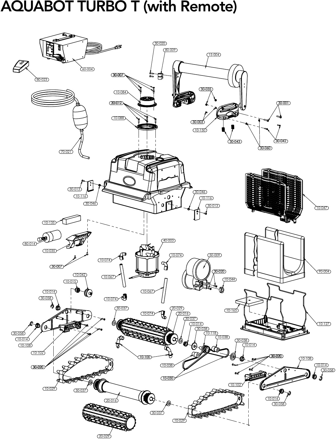 Aquabot Turbo T Parts