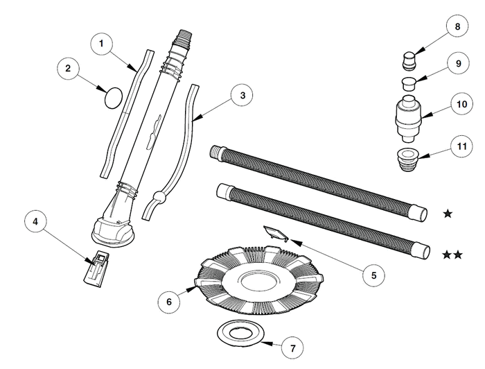 Hayward DC200 SunRay Parts