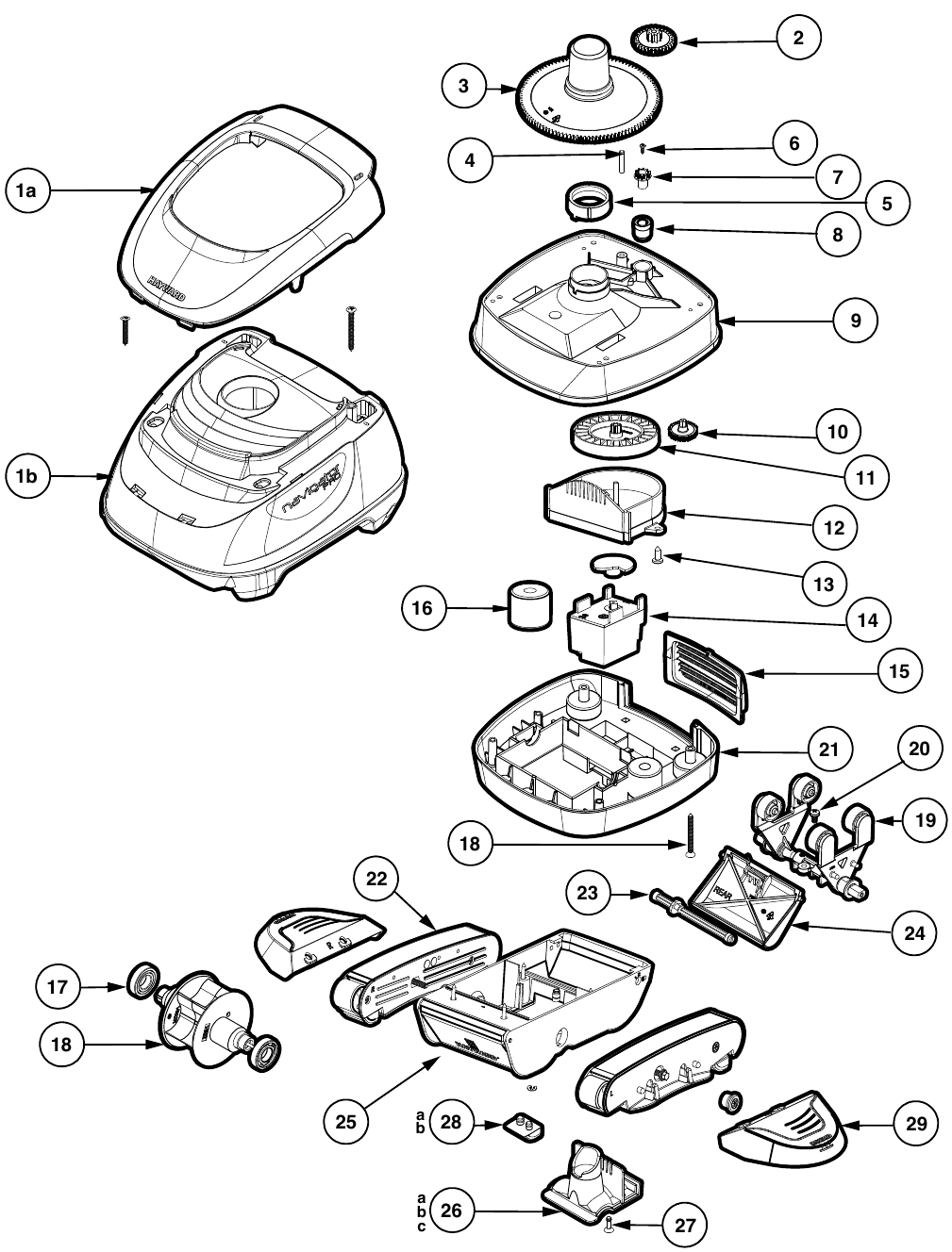 Odyssey M500 Solar Cover Reel Parts