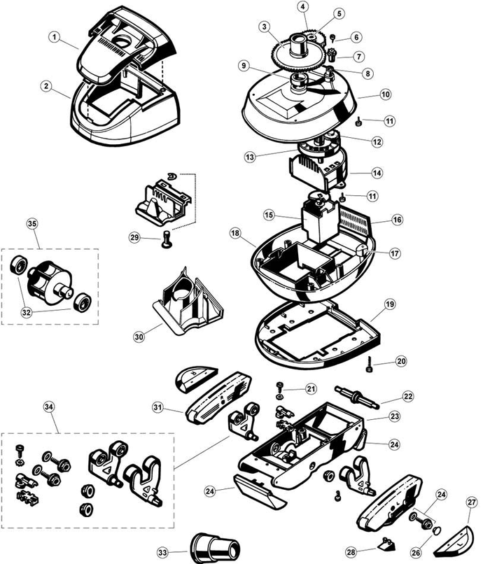 Hayward Pool Vac Ultra Parts