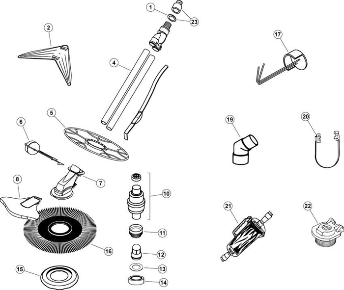 Pentair Kreepy Krauly Kadet Parts