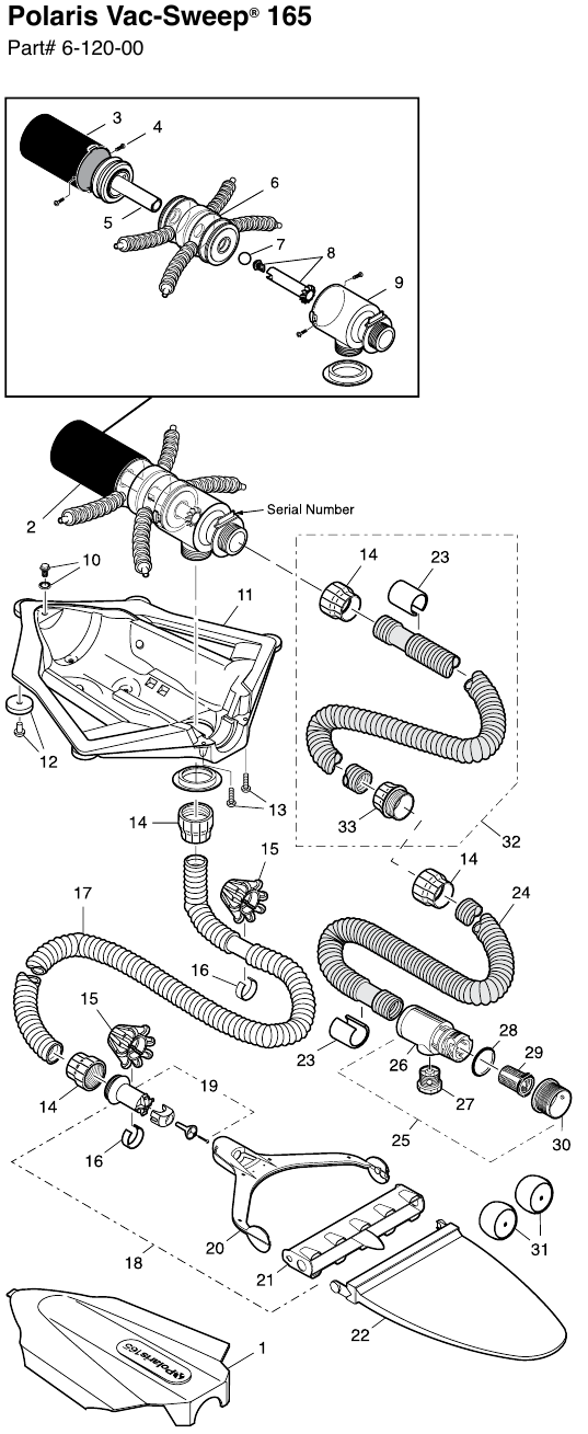 Polaris 165 Parts