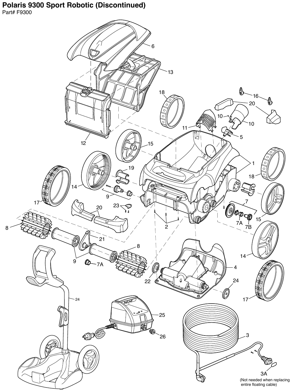 Polaris 9300 Sport Parts