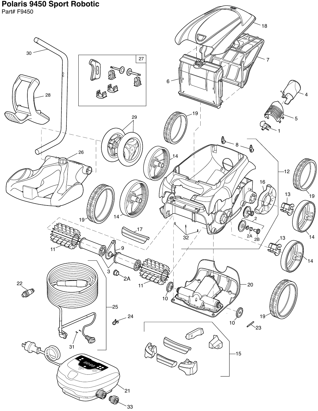 Polaris 9450 Sport Parts