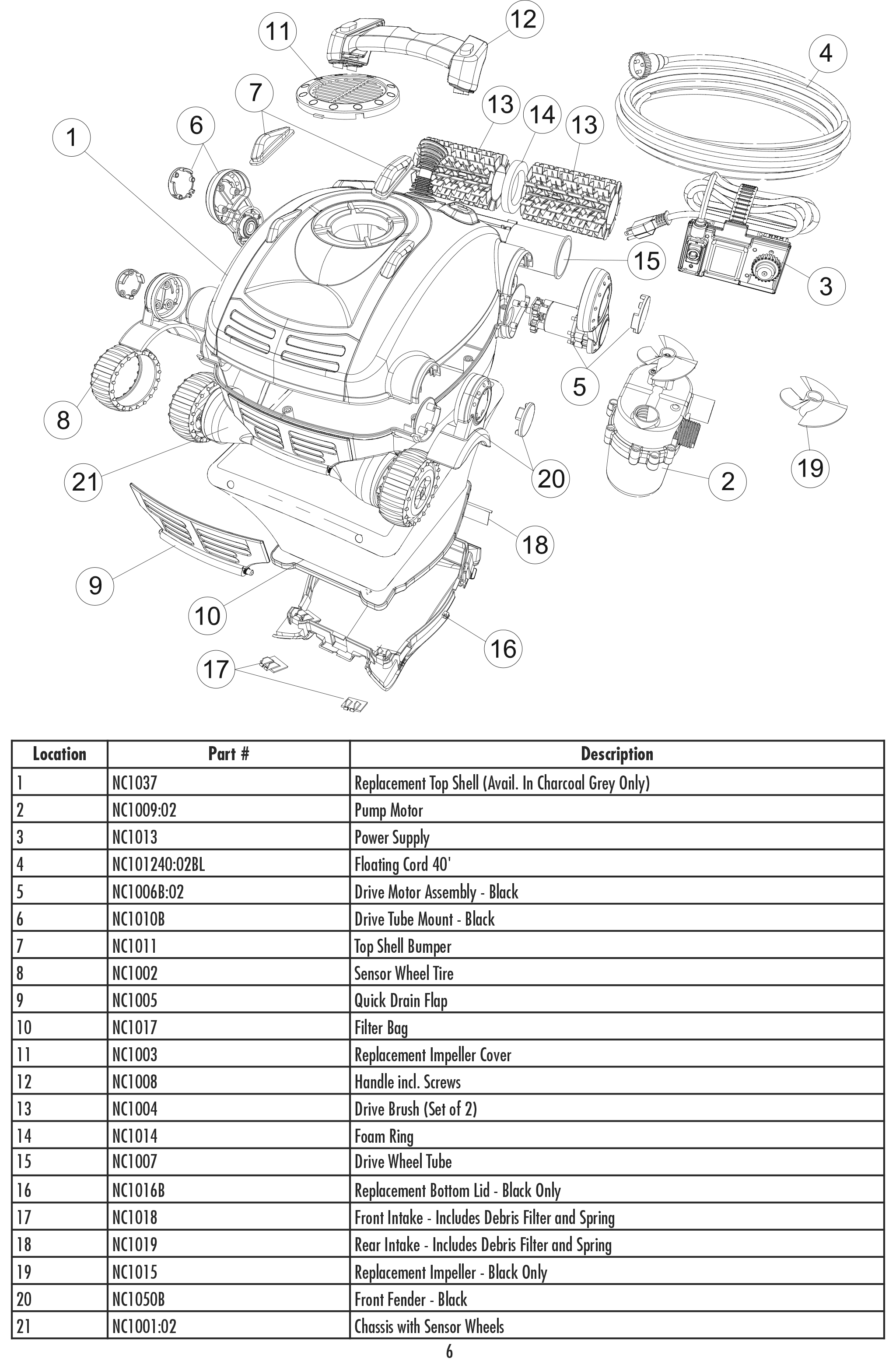 SmartPool SmartKleen Parts