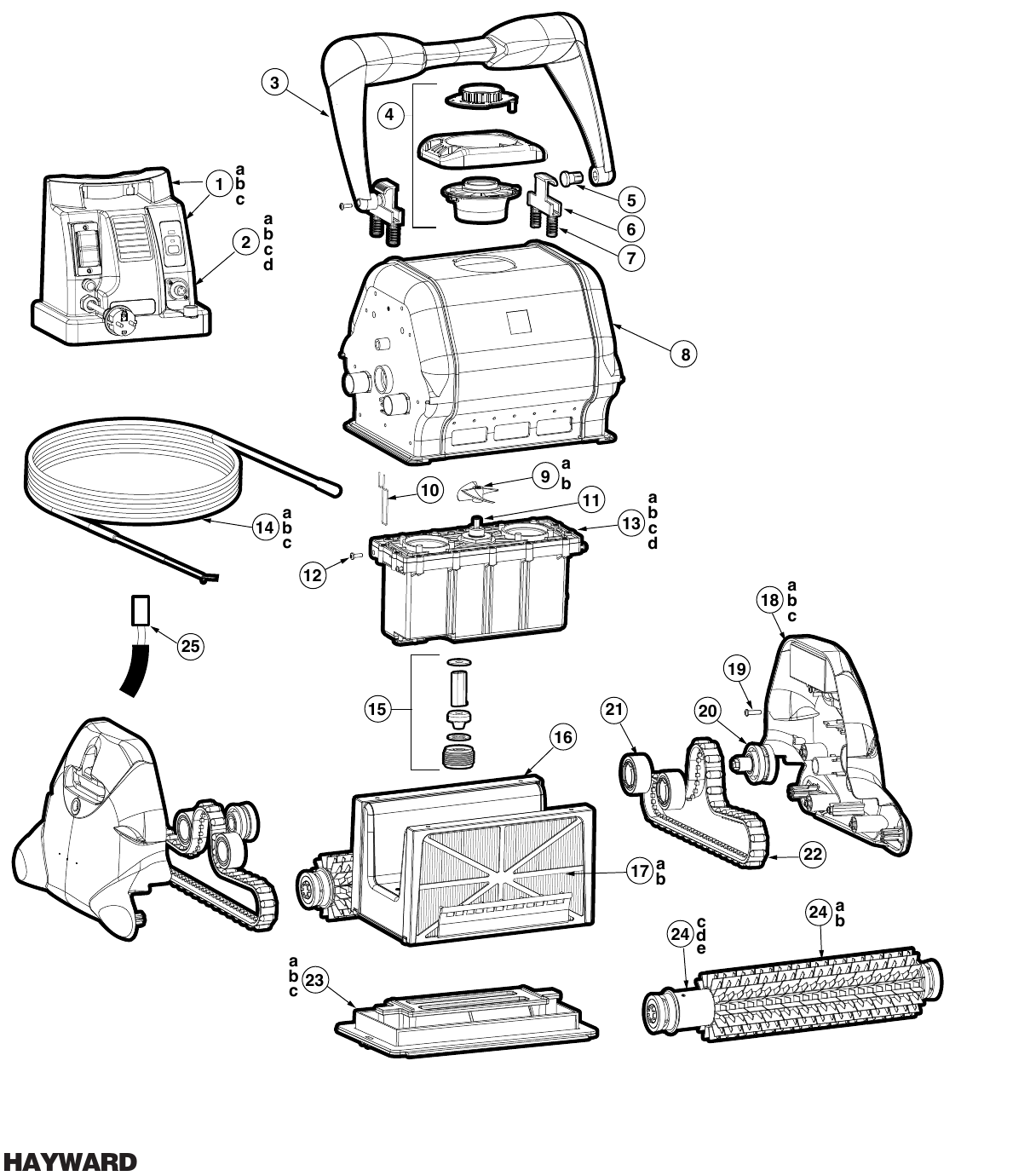 Hayward TigerShark Parts