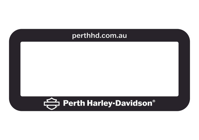 Western Australia Motorcycle Number Plate Frames
