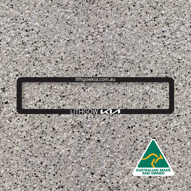 Black Premium Front Number Plate Frame
