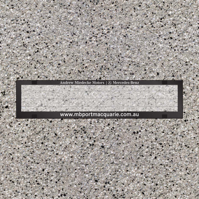 Premium front Number Plate Covers