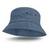 A blue Bondi Bucket Hat with a wide brim and ventilation eyelets.