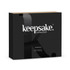 A black knife block packaging featuring a sleek design and a logo.