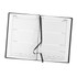 A black A5 weekly diary with an open layout for March 2026, featuring blank pages for writing.
