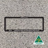 Black Standard Number Plate Frame