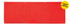 A red single sided vinyl banner measuring 2000mm x 1000mm with grommets for hanging and a logo in the corner.
