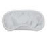 A soft, white eye mask designed for comfort and relaxation.