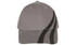 A grey cap featuring black tyre track design and branding, showcasing a sporty and casual style.