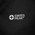 A black unisex T-shirt featuring a logo on the front. The fabric appears textured and breathable.