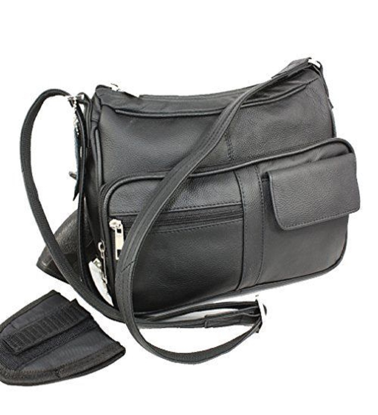 Concealed Carry Purse - Genuine Leather Locking CCW Gun Bag - Left and ...