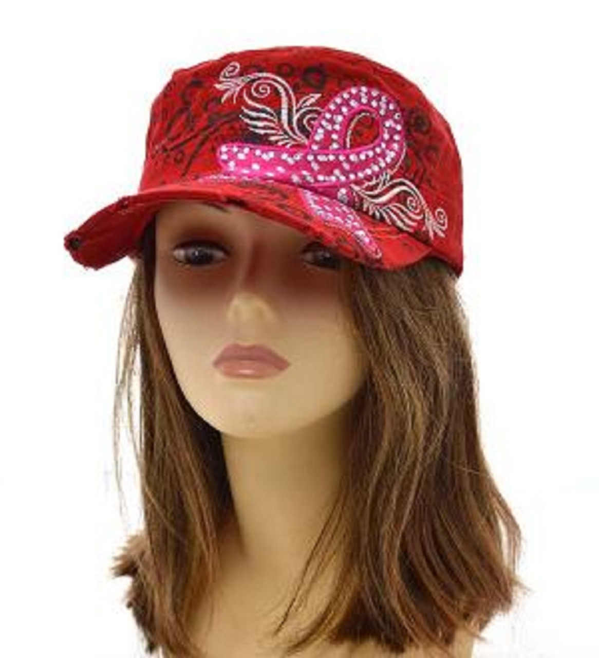 Red Breast Cancer Awareness Vintage 