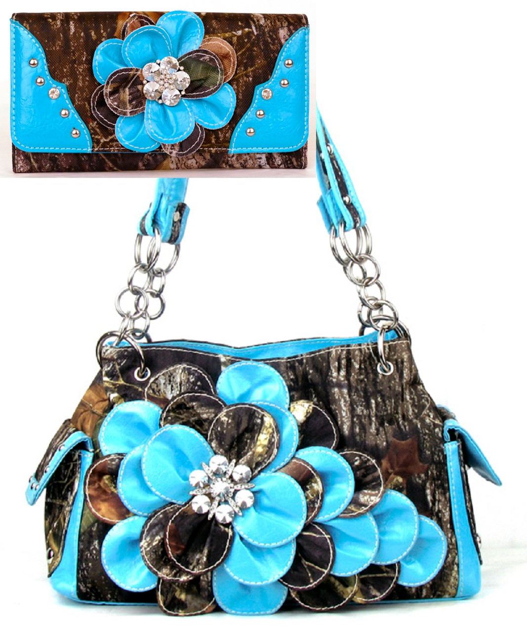 Classic Western Horse Embroidered Concealed Carry Purse & Wallet Set -  $26.75 : Purse Obsession | Best Wholesale Handbags at the Cheapest Prices