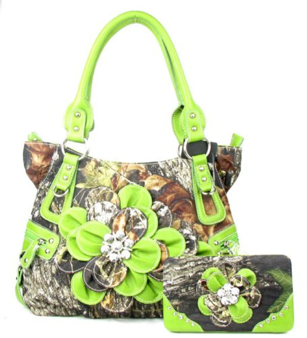 Green Handbags, Purses & Wallets