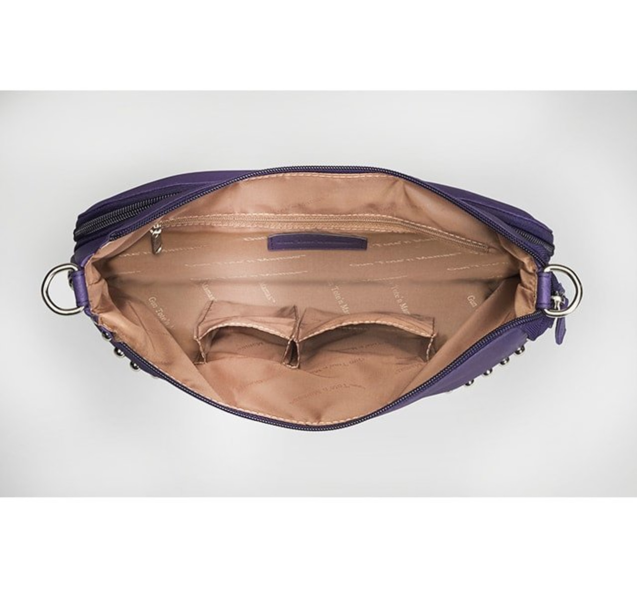 Gun cloth clutch bag Fauré Le Page Purple in Cloth - 18846270