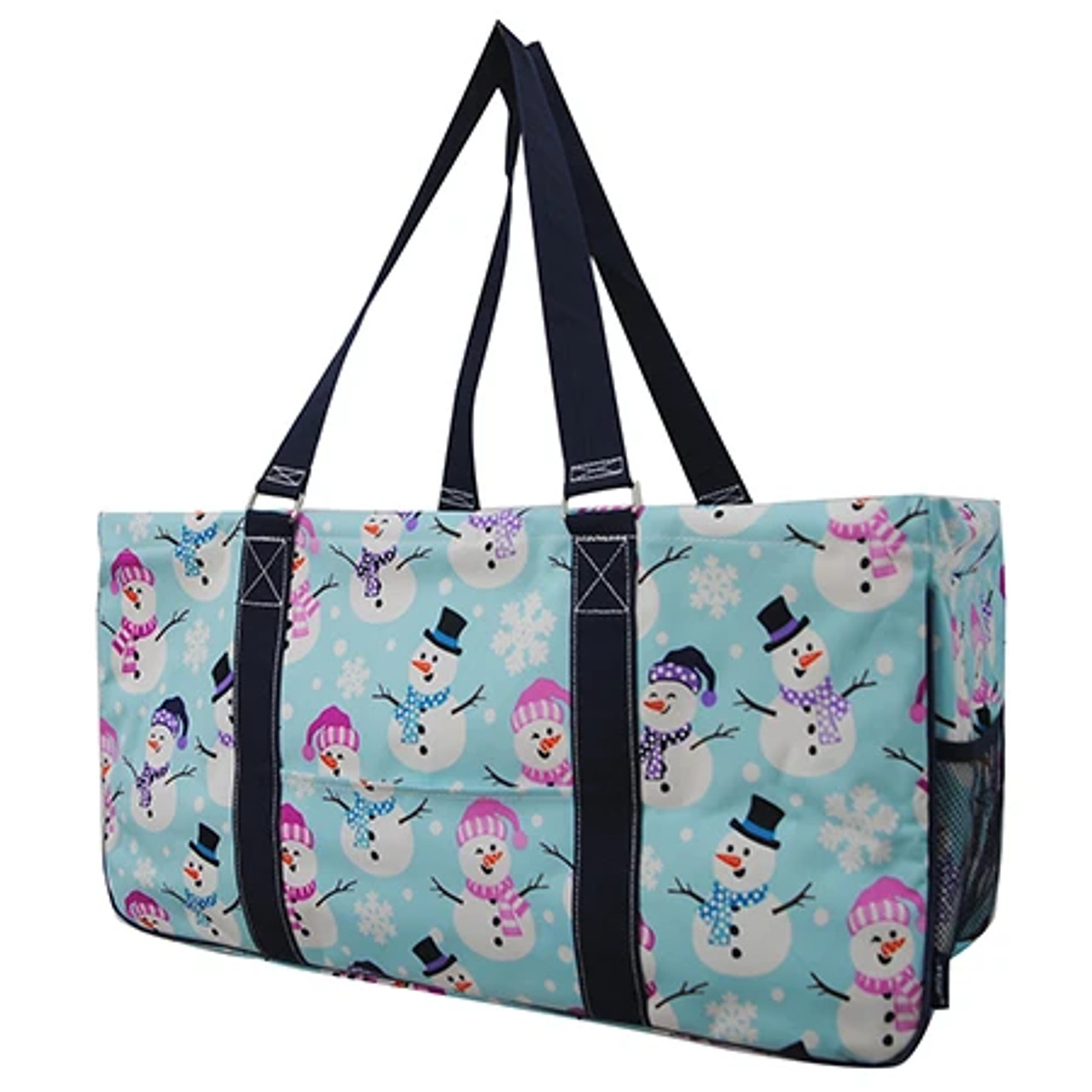 NGIL Solid Navy Large Tote Bag