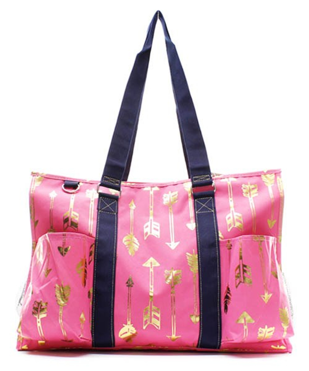 Pink Arrow Utility Tote Bag Set