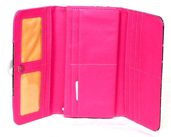 Western Pink Camouflage Flower Rhinestone Purse W Matching Wallet