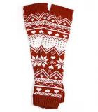 Knit Winter Leg Warmer Boot AccessorieRed