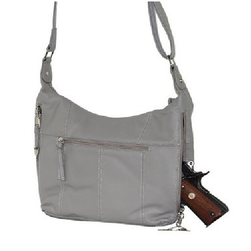 Concealed Carry Handbag Gun Concealment Purse Left/Right Hand 7005 GREY