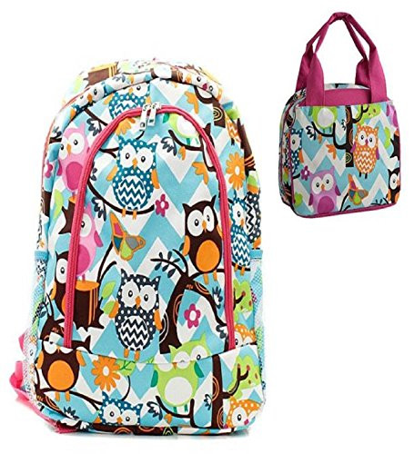 Waffle Pink Pattern Print Backpack main image 1