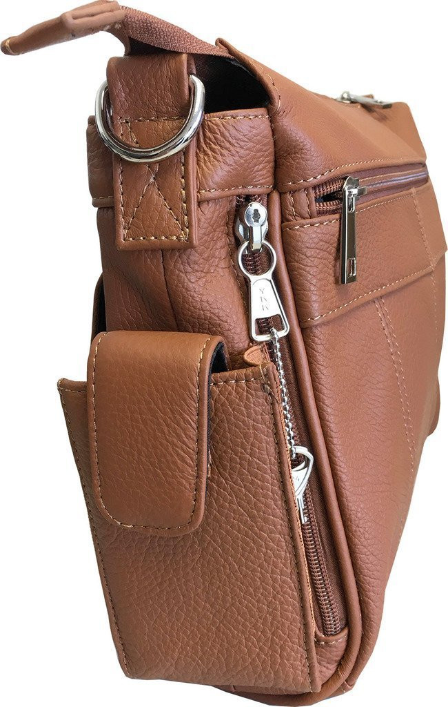 Roma Leathers 7084 Medium Brown Genuine Leather Pistol Concealment CCW