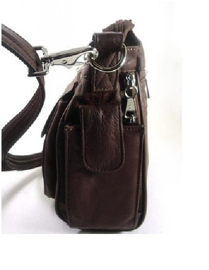 Leather Concealed Carry Cross Body Gun Purse Left or Right Hand W