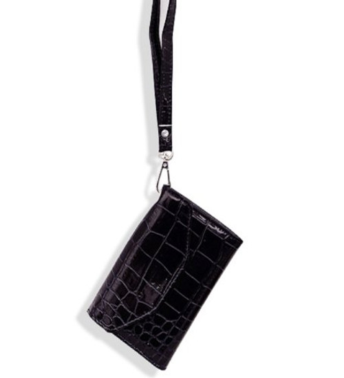 Deep Purple Fashion Cell Phone Holder Wristlet Wallet
