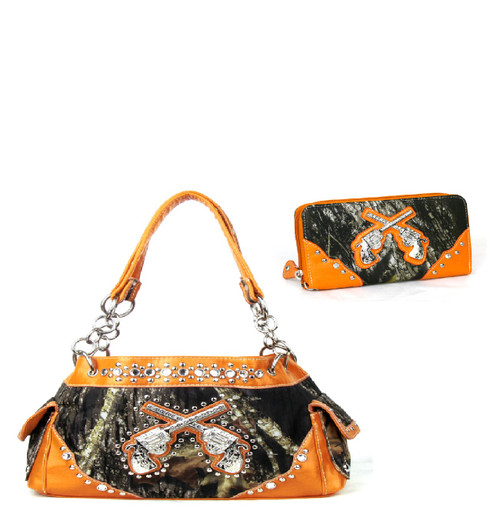 Texas West Rhinestone Cross Embroidered Western Handbag Purse in 4 colors |  Texas West