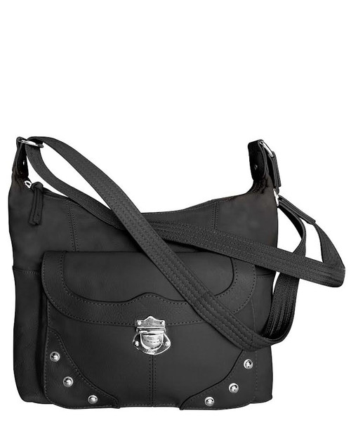 Concealed Carry Handbag Gun Concealment Purse Left/Right Hand 7005 BLACK