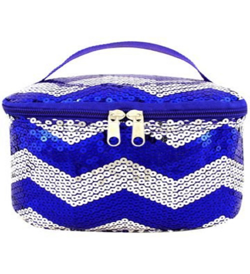 Royal Blue Sequined Chevron Case Royal Blue Sequined Chevron Case