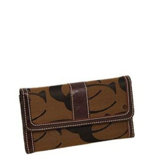 Brown Signature Fashion Wallet