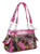 Western One Pistol Gun Pink Camouflage Rhinestone Purse