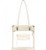 White Clear Purse with Front Pocket