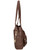 Roma Leathers 7096 Brown Genuine Leather Concealed Purse