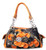 Western Orange Camouflage Flower Rhinestones Handbag