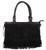 Large Black Fringe Fashion Handag