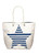 Blue Striped Star Tote Bag