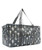 Arrow Print Large Canvas Utility Tote Bag-Gray