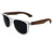 Clear Walnut Sunglasses 