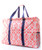 Vine Print Mega Canvas Utility Tote Bag-Coral